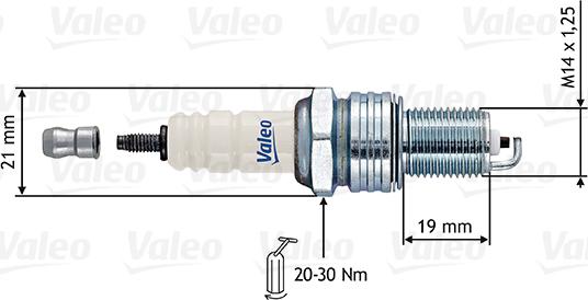 Valeo 246874 - Bujii aaoparts.ro