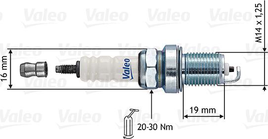 Valeo 246872 - Bujii aaoparts.ro