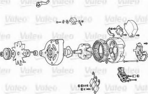 Valeo 2541264 - Generator / Alternator aaoparts.ro