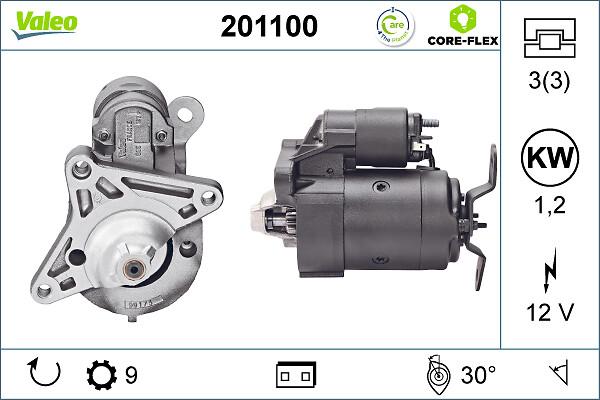 VALEO 201100 - Starter aaoparts.ro