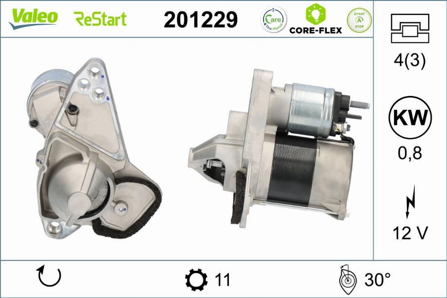 Valeo 201229 - Starter aaoparts.ro