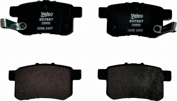 VALEO 207557 - Set placute frana,frana disc aaoparts.ro