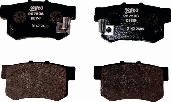 VALEO 207506 - Set placute frana,frana disc aaoparts.ro