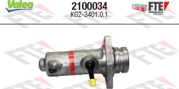 Valeo 2100034 - Pompa centrala, ambreiaj aaoparts.ro