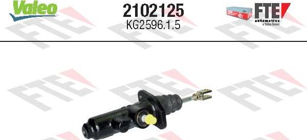 Valeo 2102125 - Pompa centrala, ambreiaj aaoparts.ro