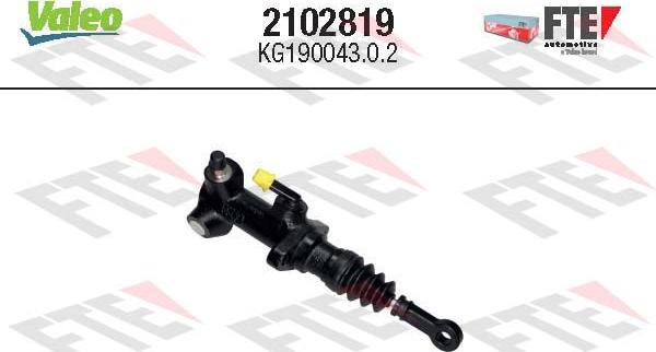 VALEO 2102819 - Pompa centrala, ambreiaj aaoparts.ro