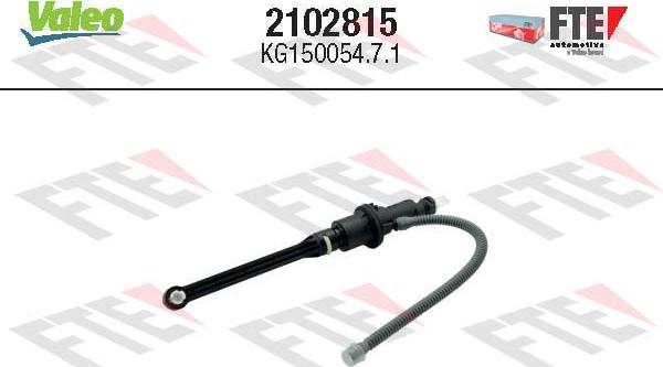 Valeo 2102815 - Pompa centrala, ambreiaj aaoparts.ro