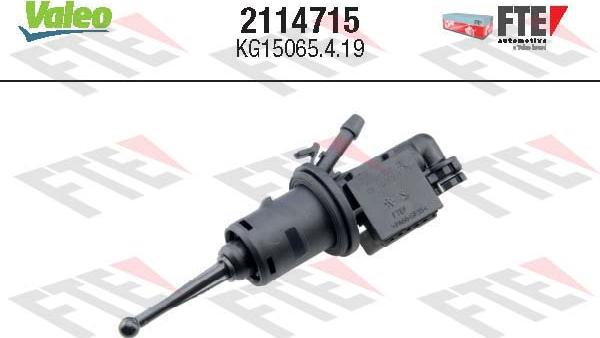Valeo 2114715 - Pompa centrala, ambreiaj aaoparts.ro