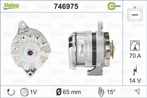 Valeo 746975 - Generator / Alternator aaoparts.ro