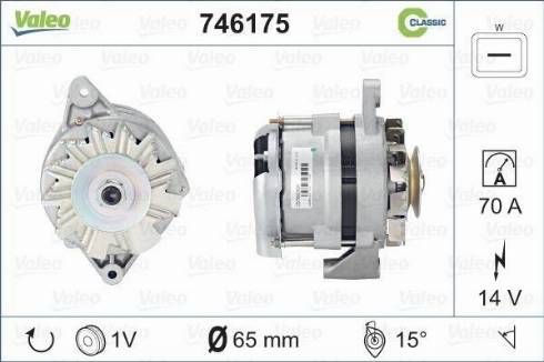 Valeo 746175 - Generator / Alternator aaoparts.ro