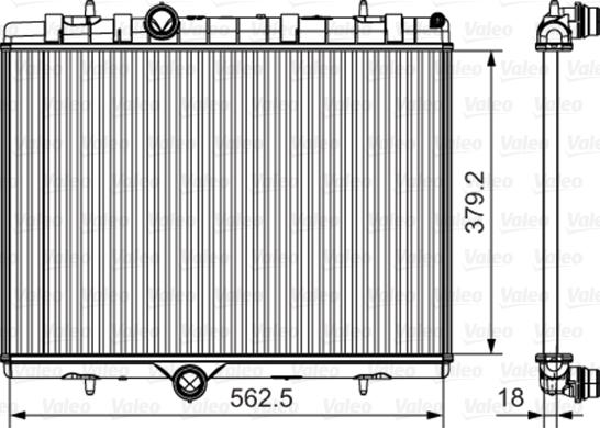 Valeo 701507 - Radiator, racire motor aaoparts.ro