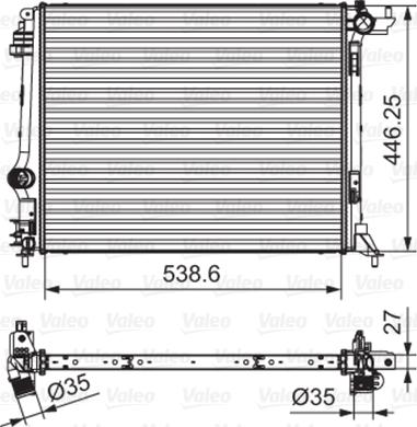 Valeo 701662 - Radiator, racire motor aaoparts.ro