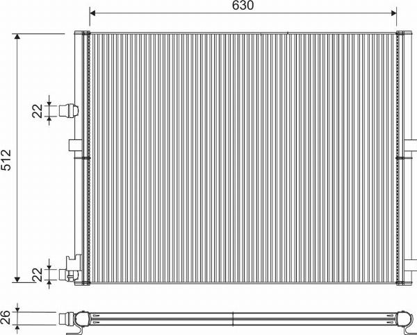 VALEO 701306 - Radiator, racire motor aaoparts.ro