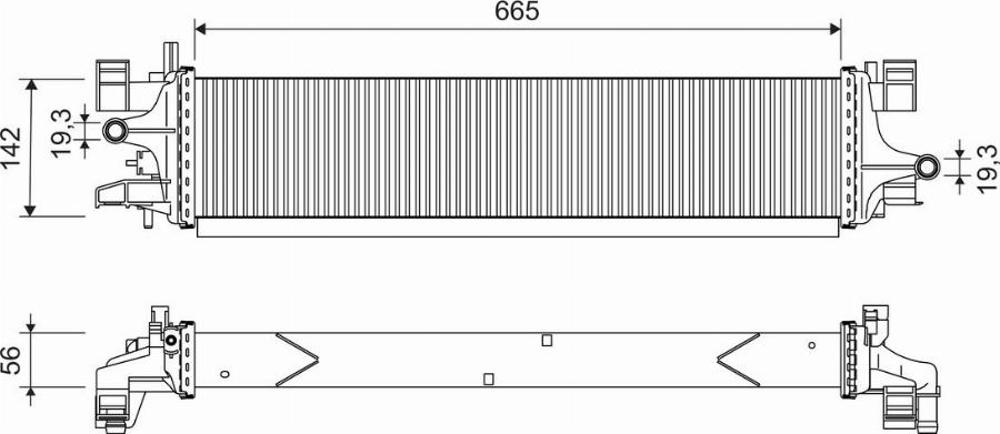 Valeo 701249 - Radiator, racire motor aaoparts.ro