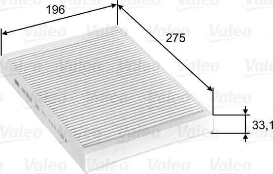 Valeo 715597 - Filtru, aer habitaclu aaoparts.ro