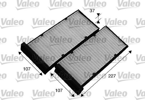 Valeo 715548 - Filtru, aer habitaclu aaoparts.ro