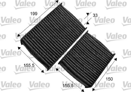 Valeo 715557 - Filtru, aer habitaclu aaoparts.ro