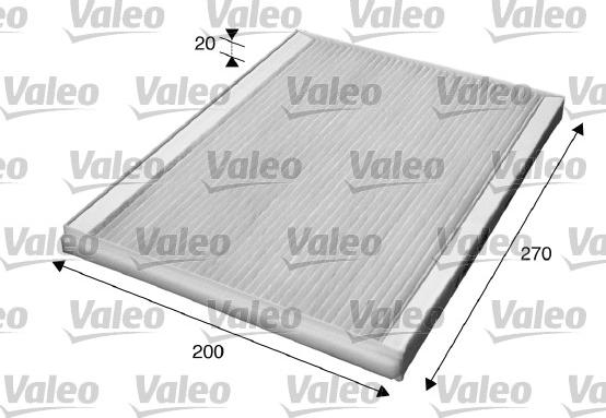 Valeo 715609 - Filtru, aer habitaclu aaoparts.ro