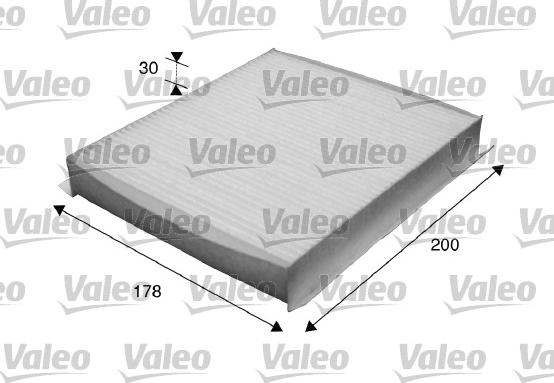 Valeo 715616 - Filtru, aer habitaclu aaoparts.ro