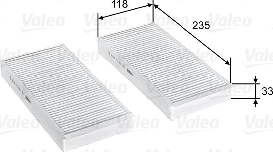 Valeo 715812 - Filtru, aer habitaclu aaoparts.ro