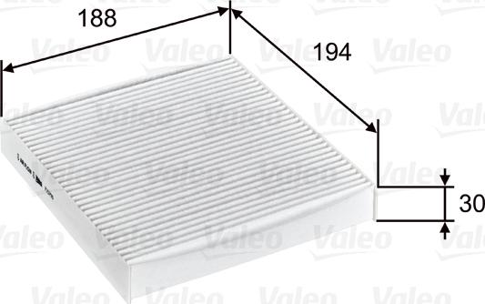 Valeo 715755 - Filtru, aer habitaclu aaoparts.ro