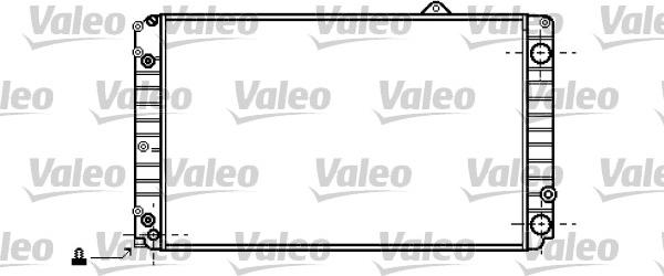 VALEO 734695 - Radiator, racire motor aaoparts.ro