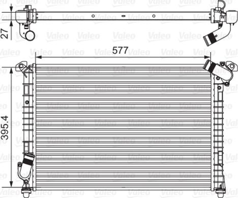 VALEO 734328 - Radiator, racire motor aaoparts.ro