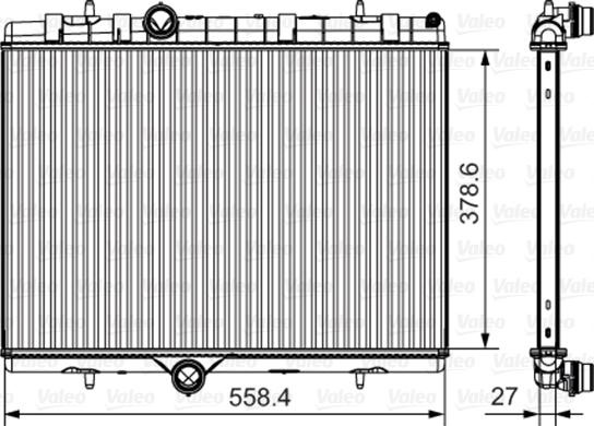 Valeo 735630 - Radiator, racire motor aaoparts.ro