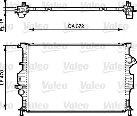 Valeo 735373 - Radiator, racire motor aaoparts.ro