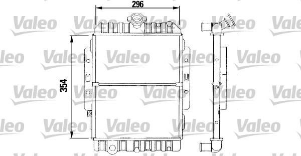 Valeo 730951 - Radiator, racire motor aaoparts.ro
