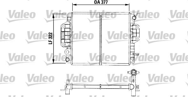 Valeo 730952 - Radiator, racire motor aaoparts.ro