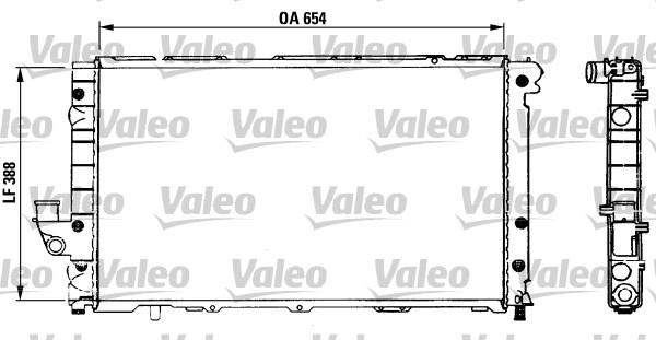 VALEO 730935 - Radiator, racire motor aaoparts.ro