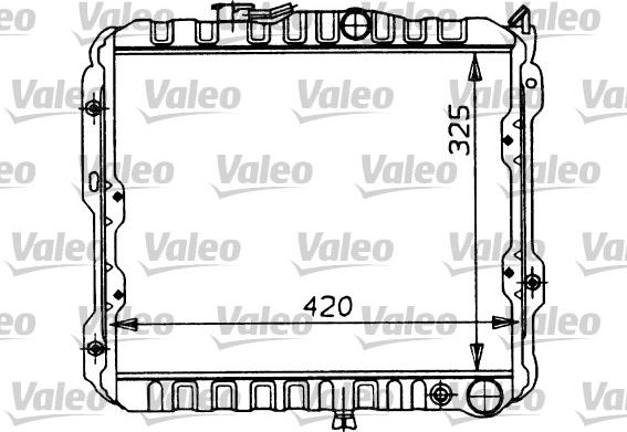VALEO 730449 - Radiator, racire motor aaoparts.ro