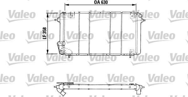 VALEO 730047 - Radiator, racire motor aaoparts.ro