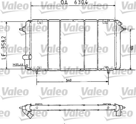 VALEO 730065 - Radiator, racire motor aaoparts.ro