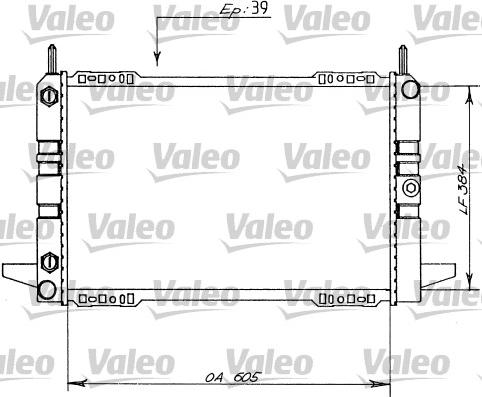 VALEO 730147 - Radiator, racire motor aaoparts.ro