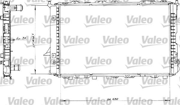 Valeo 730363 - Radiator, racire motor aaoparts.ro