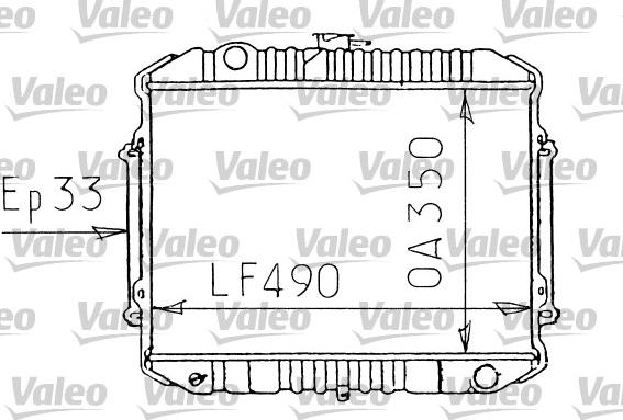 VALEO 731071 - Radiator, racire motor aaoparts.ro