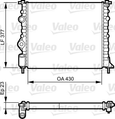 Valeo 731378 - Radiator, racire motor aaoparts.ro