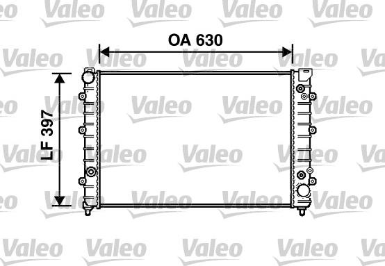 VALEO 731759 - Radiator, racire motor aaoparts.ro