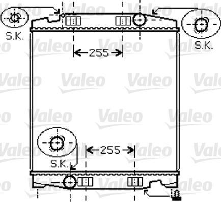Valeo 733410 - Radiator, racire motor aaoparts.ro