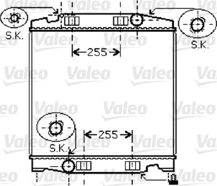 Valeo 733411 - Radiator, racire motor aaoparts.ro