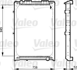 Valeo 733430 - Radiator, racire motor aaoparts.ro