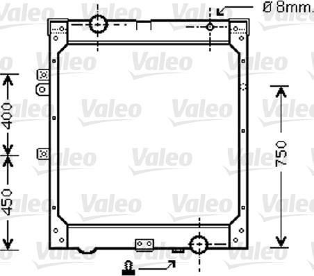 Valeo 733426 - Radiator, racire motor aaoparts.ro