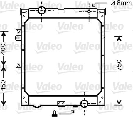 VALEO 733427 - Radiator, racire motor aaoparts.ro