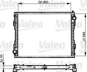 Valeo 733546 - Radiator, racire motor aaoparts.ro