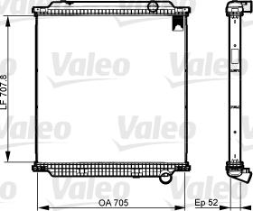 VALEO 733526 - Retea radiator, racire motor aaoparts.ro
