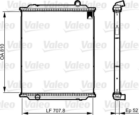 VALEO 733521 - Retea radiator, racire motor aaoparts.ro