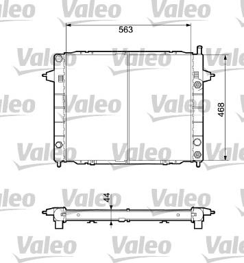 Valeo 732432 - Radiator, racire motor aaoparts.ro