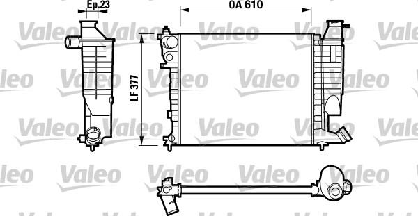 Valeo 732535 - Radiator, racire motor aaoparts.ro